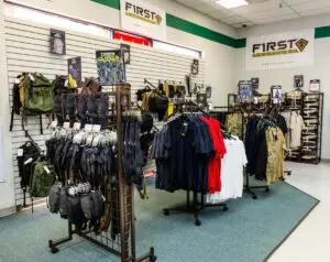 First Tactical-branded gear sales promotion image in Oklahoma City