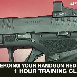 Zeroing Your Handgun Red Dot Sight