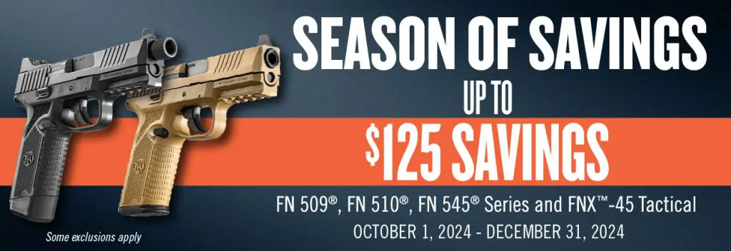FN America Is Running a Season of Savings Rebate Program
