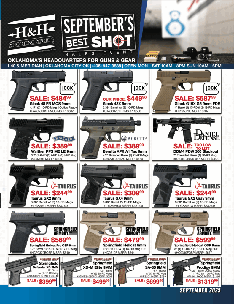 H&H Shooting Sports September Sale Page 1
