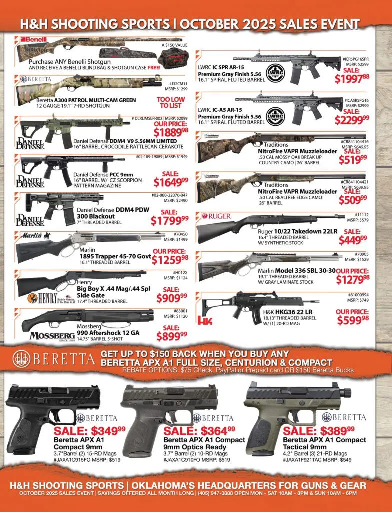 October 2025 Sales Event