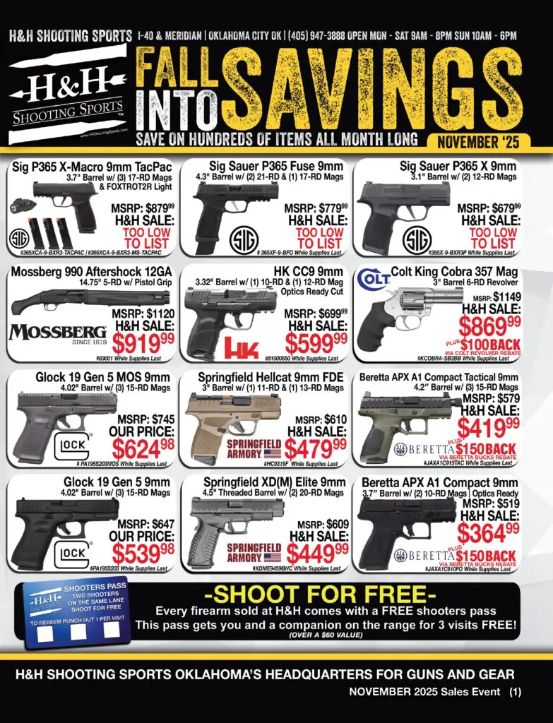 Fall Into Savings H&H Shooting Sports Page 1