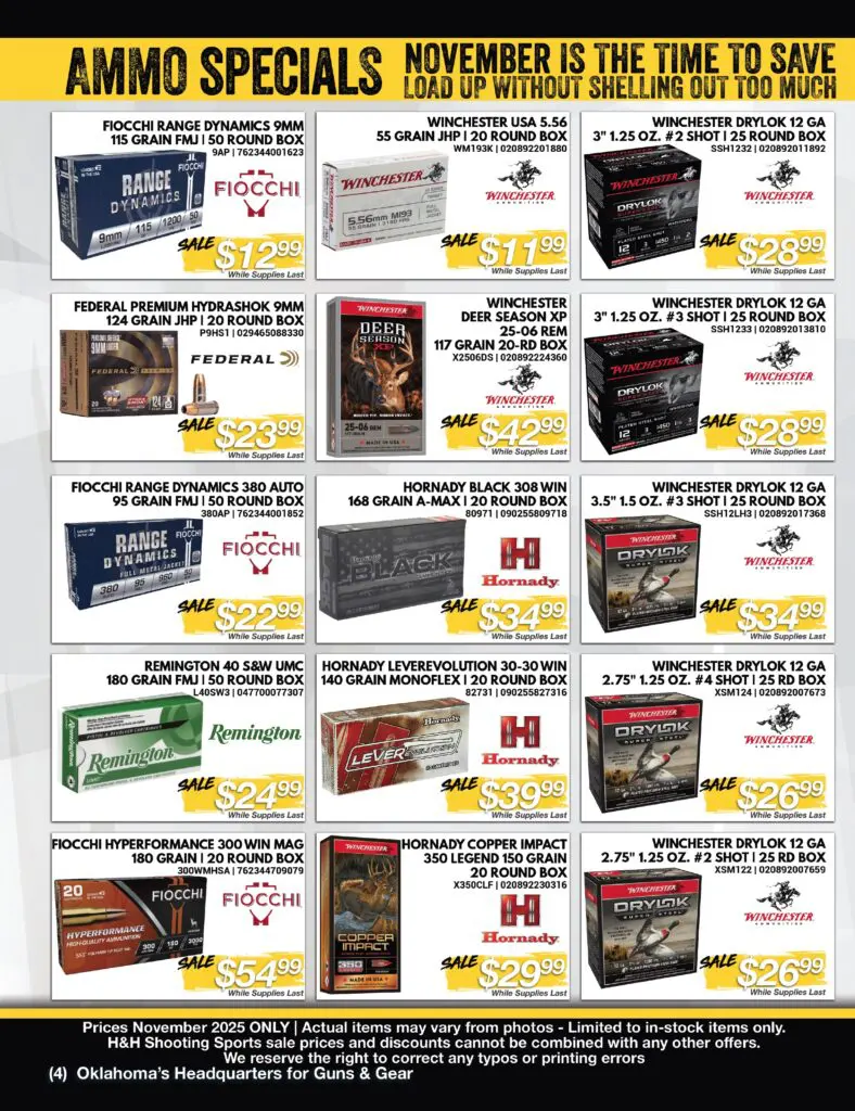 H&H Shooting Sports November 2025 Page 4