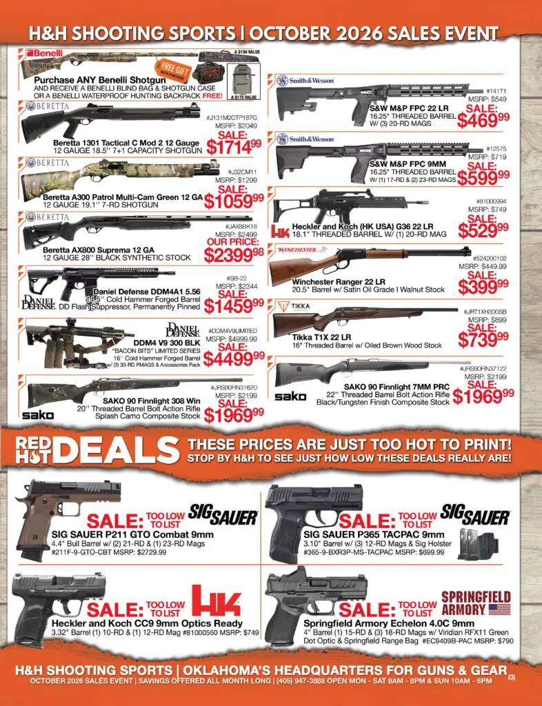 October 2026 Sales Event