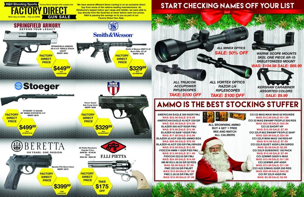 H&H Shooting sports Factory direct gun sale in Oklahoma’s City