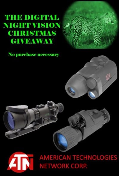 The Digital Night Vision Christmas Giveaway" begins Friday November 15th, 2013