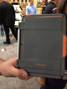 Close-up of Pelican ProGear Extreme Protection Case with rugged black design at H&H Shooting Sports in Oklahoma City
