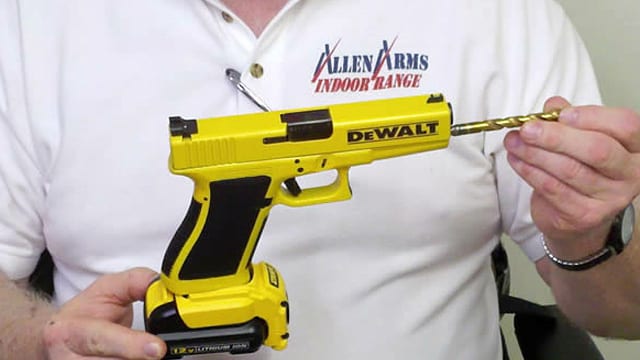 This Glock Drill Is the Easiest Way To Make Holes In Anything
