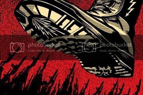 Tyranny Stylized illustration symbolizing resistance to tyranny linked to Second Amendment themes