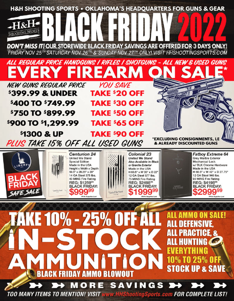 H&H Shooting Sports Black Friday 2022 - Page 1