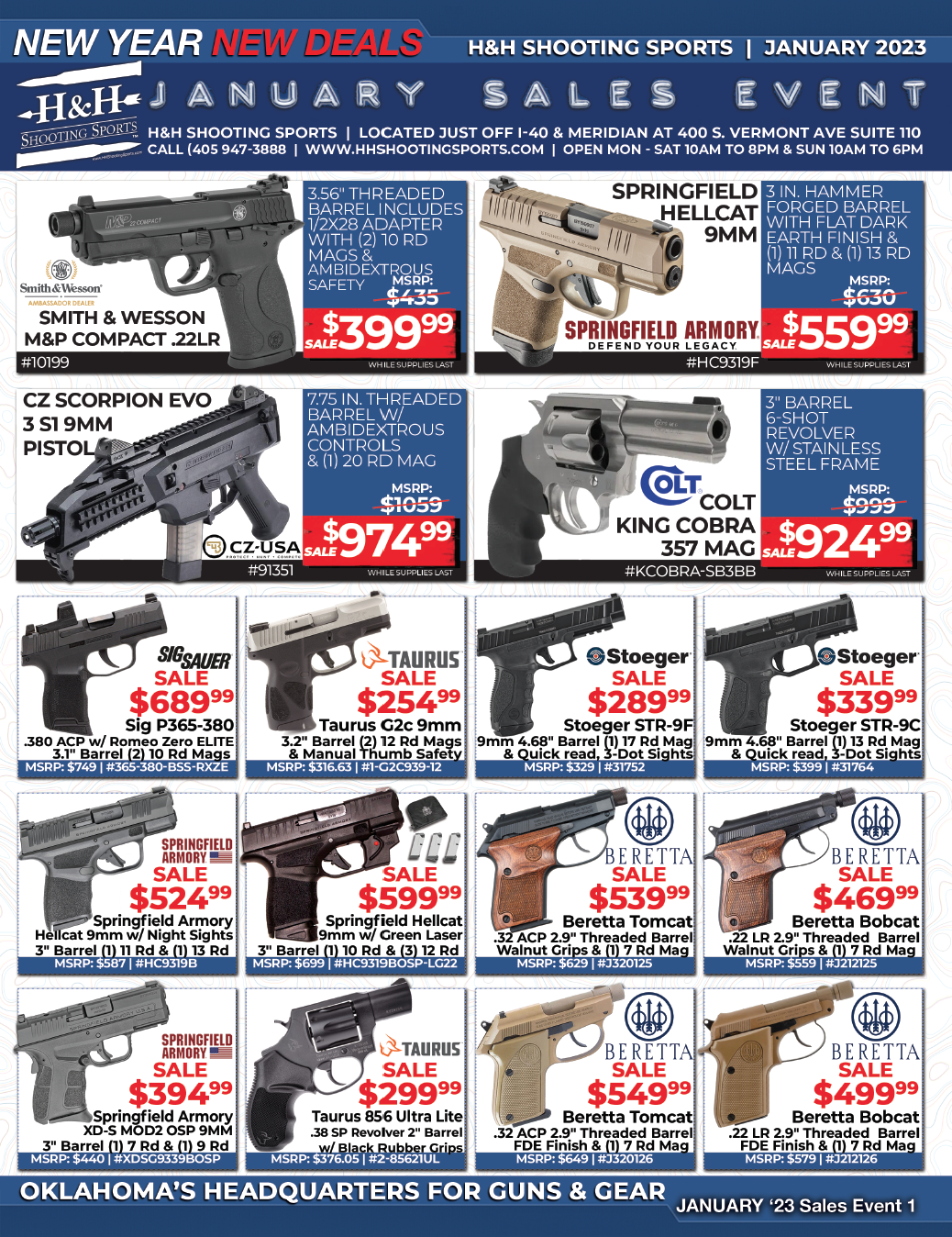 Page 1 New Year New Deals Sales Flyer 